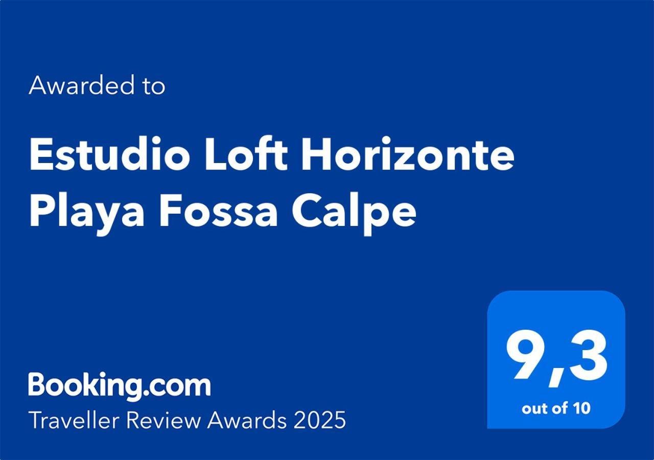 Estudio Loft Horizonte Playa Fossa Calpe Eksteriør billede
